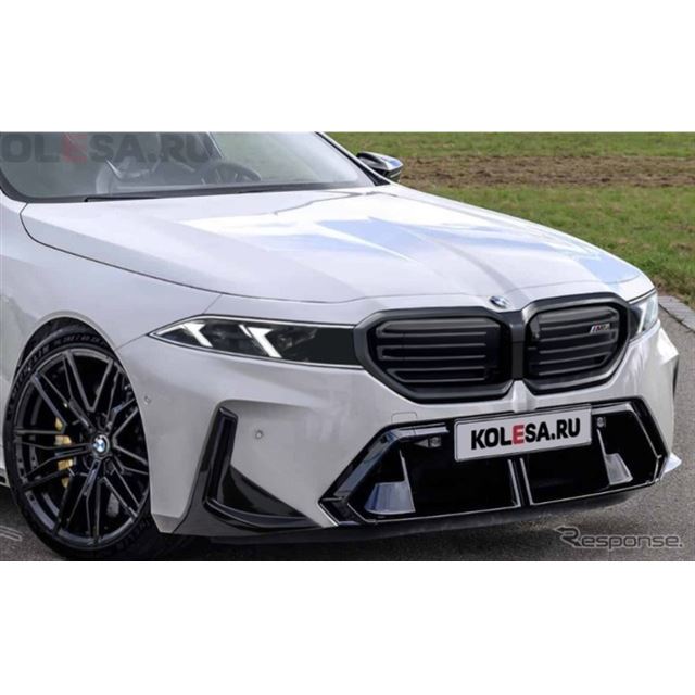 BMWが現在開発中のハイパフォーマンスセダン、『M5』の最終デザインを独占入手した。提携するアーティスト...