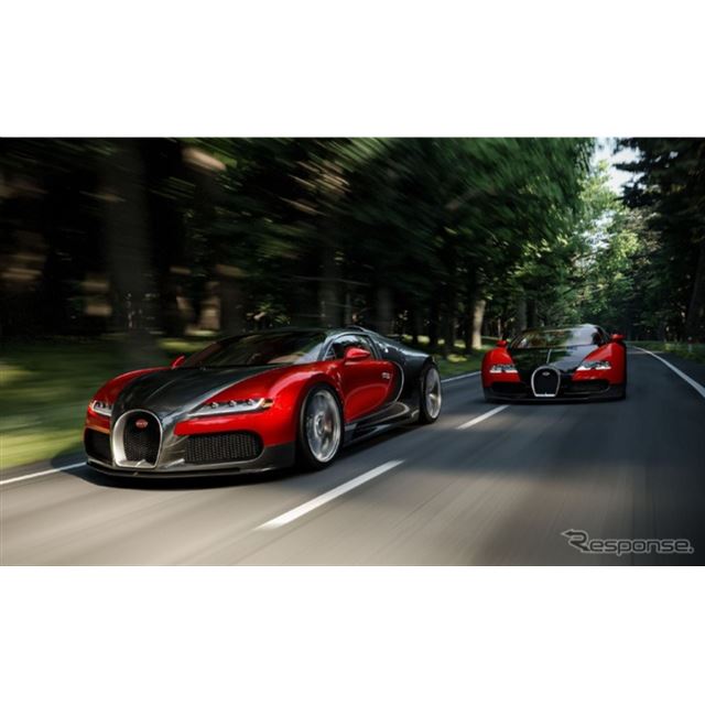 ブガッティは、フランスで開催された「レトロモビル・パリ」において、ワンオフモデル『F.K.P.オマージュ』...