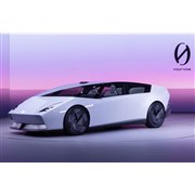 �uCES 2025�v���A�J���̒��~�����\���ꂽ�uHonda 0�T���[���v�B