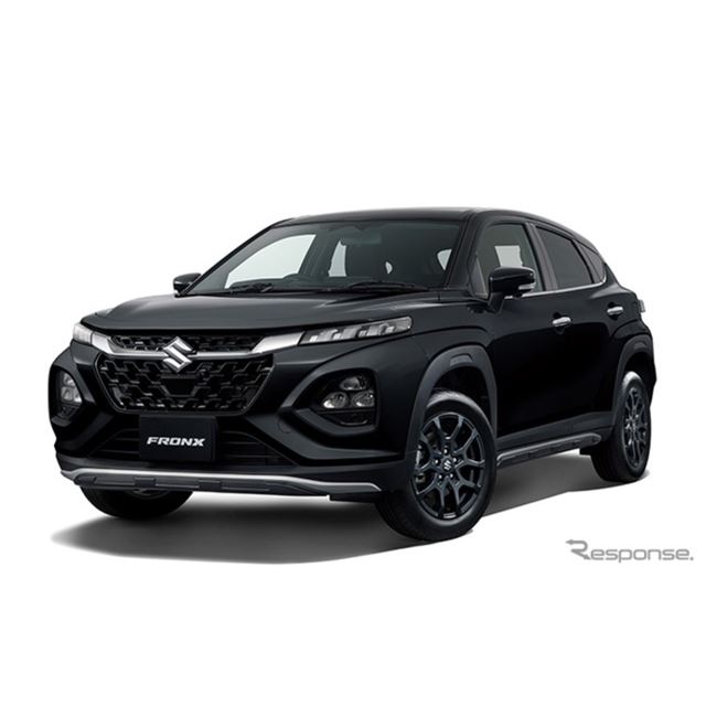 スズキは、コンパクトSUV『フロンクス』に純正アクセサリーキット「ナイトメタル」を設定し、全国のスズキ...