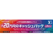 �ő�20���~���Ҍ�����u���O�U20���N���ӃL�����y�[���v