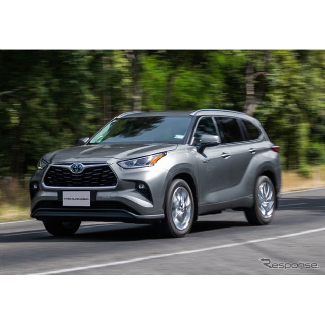 トヨタ自動車は7月1日、米国の工場で生産したSUV『ハイランダー』を、全国トヨタ車両販売店で8月1日より発...