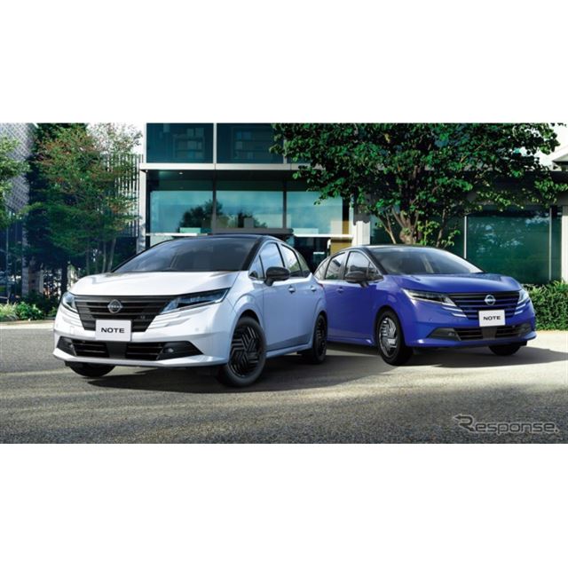 日産自動車は、『ノート』『ノート オーラ』および『ノート オーラ NISMO』の一部仕様変更を行うとともに、...