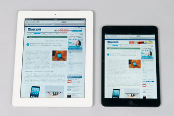 価格.com - iPad mini・iPad Retinaディスプレイ 徹底解剖 miniの性能調査