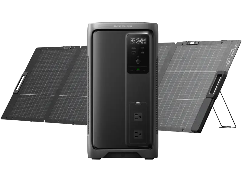 EcoFlow DELTA 3 2000 Air+220W�y�ʗ��ʃ\�[���[�p�l��