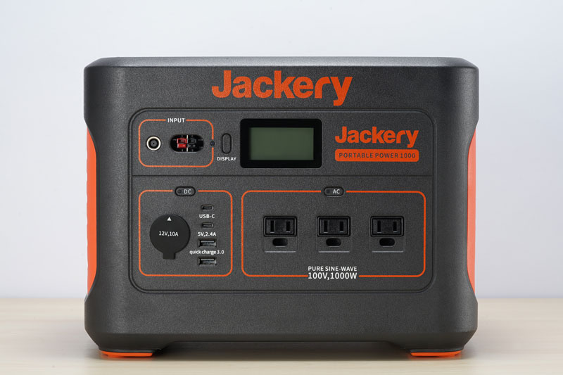 Jackery ポータブルパワー1000 100V 1000W 防災用の電源に