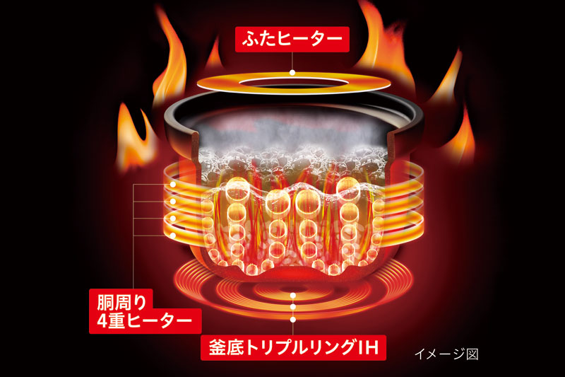 本炭釜 紬 NJ-BWD10F