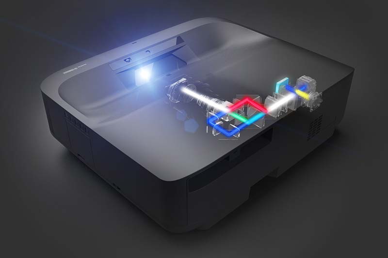 【超美品】EPSON エプソン EH-LS650W 4Kレーザー 超短焦点レンズ エプソンプロジェクター EH-LS650をレビュー！昼間でも使える