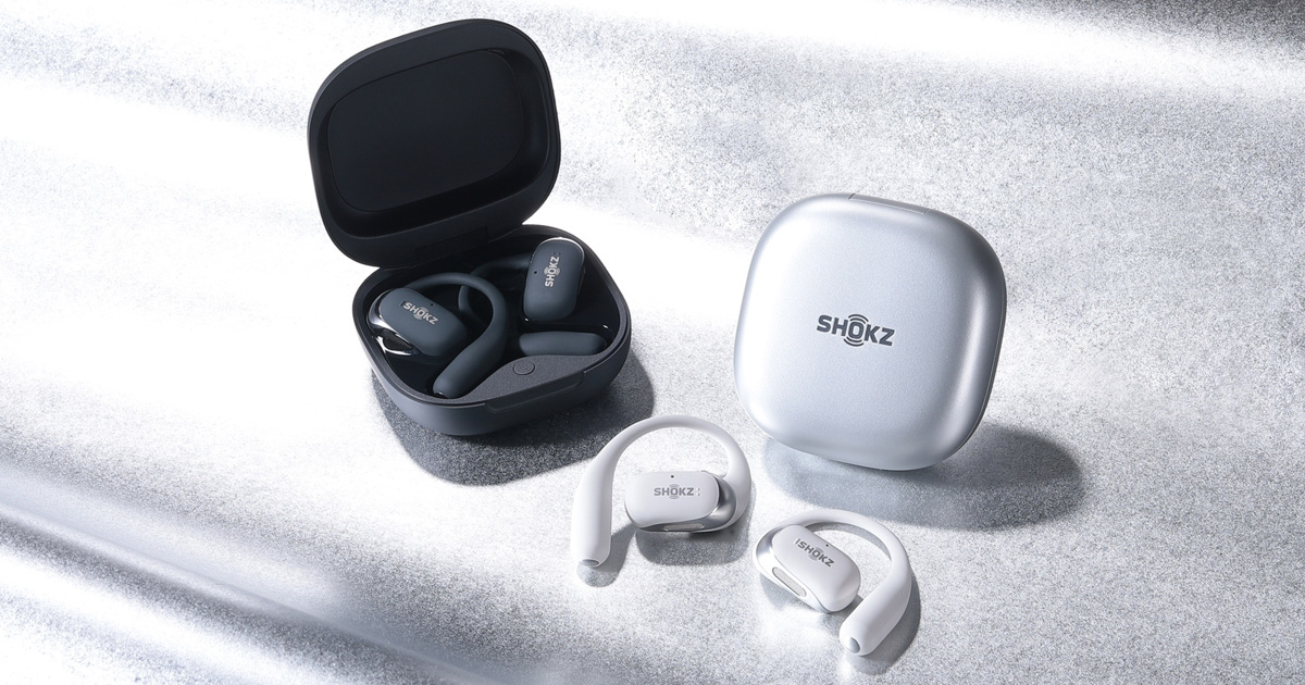 G84新品未開Shokz OpenFit 2 オープンイヤーヘッドホン ベージュ