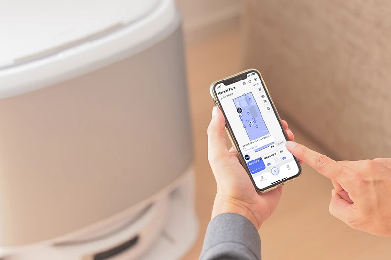 新型ロボット掃除機「Narwal Flow」