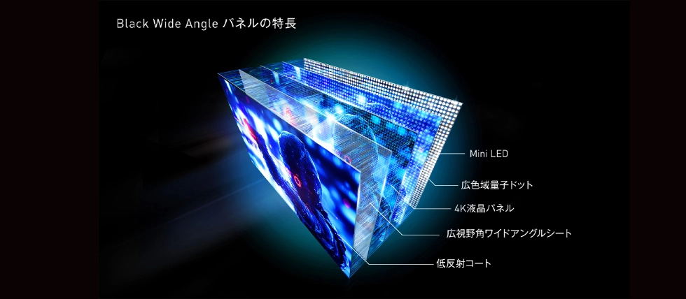 REGZA 4K Mini LED�Q�[�~���O���j�^�[