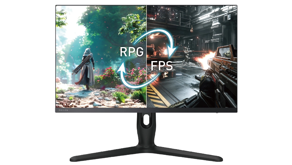 REGZA 4K Mini LED�Q�[�~���O���j�^�[