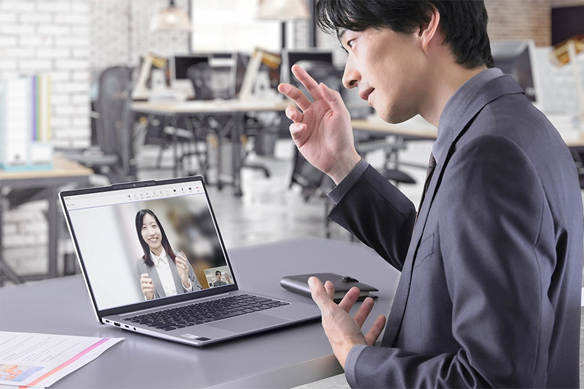 「Windows Studio Effects」の使用イメージ