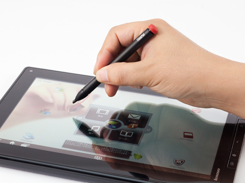 価格 Com 注目製品レポート 堅ろうボディーとペン操作が魅力 Thinkpad Tabletの実力は 2 4