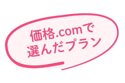 価格.comで選んだプラン