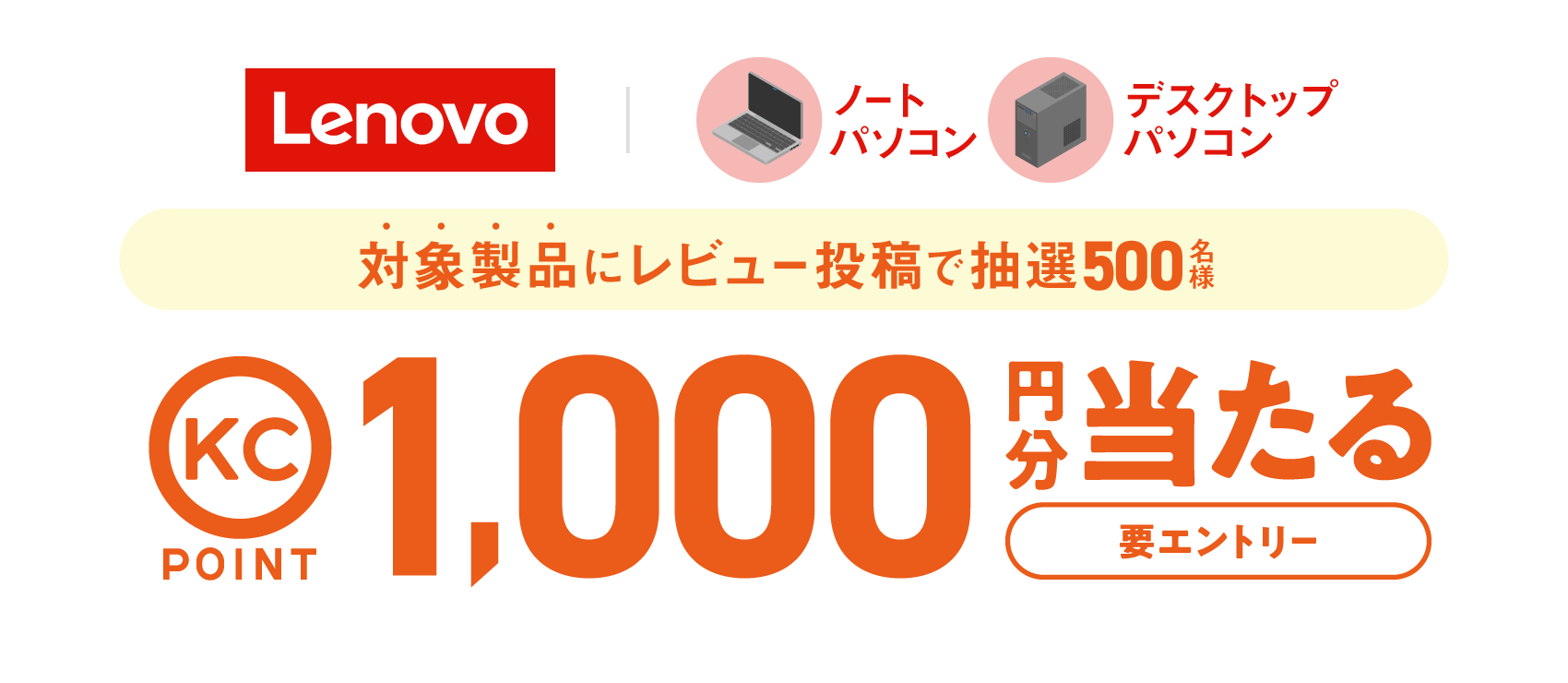 Lenovo�~���i.com ���r���[���e�v���[���g�L�����y�[��