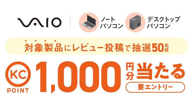 VAIO�~���i.com ���r���[���e�v���[���g�L�����y�[��