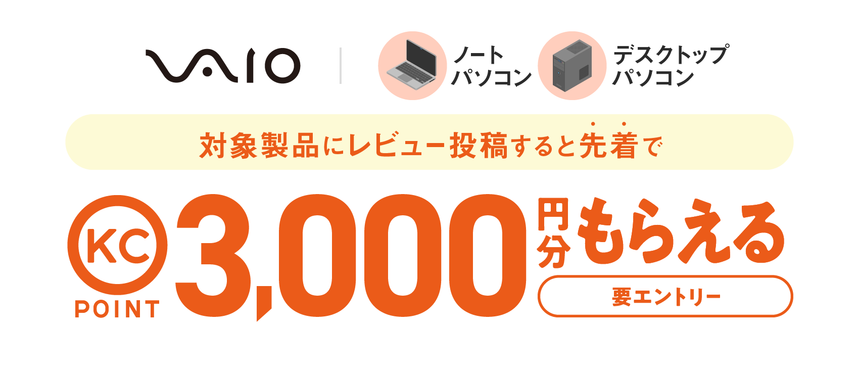 VAIO�~���i.com ���r���[���e�v���[���g�L�����y�[��