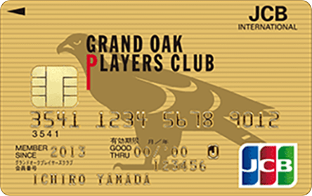 GRAND OAK PLAYERS CLUB JCB CARD �S�[���h�J�[�h