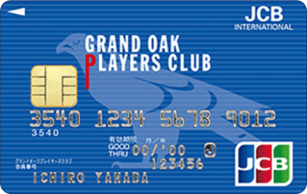 GRAND OAK PLAYERS CLUB JCB CARD ��ʃJ�[�h