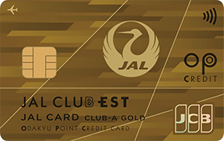 JAL�J�[�h OP�N���W�b�g�uJAL CLUB EST�vCLUB-A �S�[���h�J�[�h