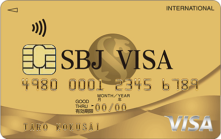 SBJ VISA�S�[���h�J�[�h
