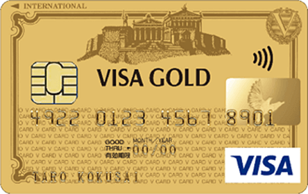 �k��Visa�S�[���h�J�[�h
