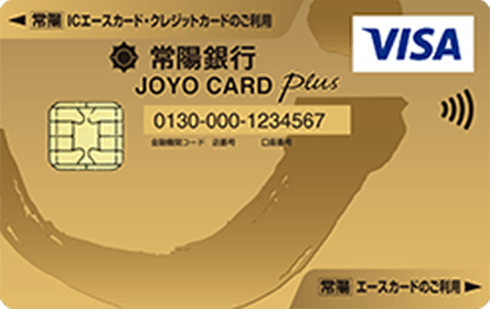 JOYO CARD Plus �S�[���h�J�[�h�iVisa�j��̌^
