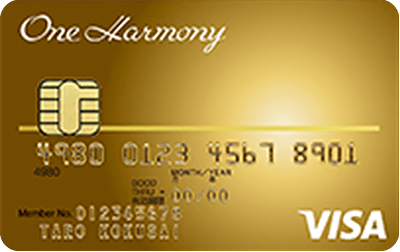 One Harmony VISA �S�[���h�J�[�h