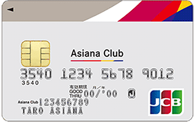 Asiana Club JCB�J�[�h ��ʃJ�[�h