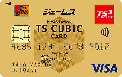ジェームス TS CUBIC CARD ゴールド
