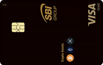 SBI VISA �N���v�g�J�[�h �S�[���h