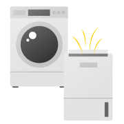 ヒートポンプ式＋ドラム式洗濯乾燥機