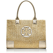 �g���[�o�[�` mini Ella Metallic Straw Tote