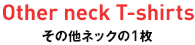 ���̑��l�b�N��1�� Other neck T-shirts