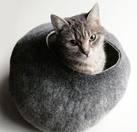 ウール製 猫用ベッド