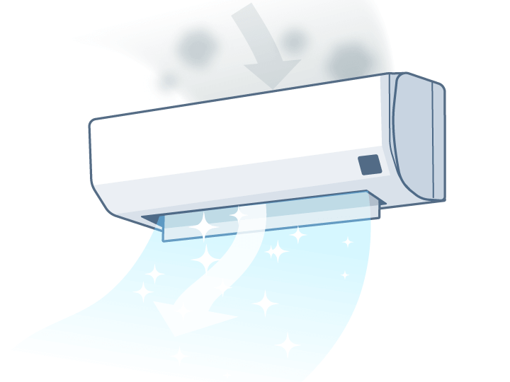 �����̋�C�����ꂢ�ɕۂu��C����@�\�v