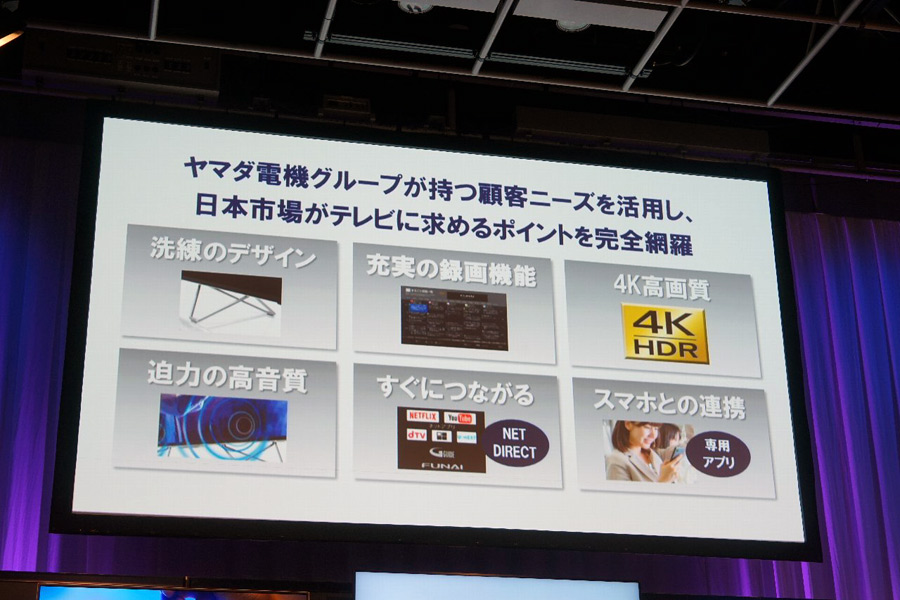 世界の認めた Funai が日本に凱旋 Funai 4kテレビ 発表会レポート 価格 Comマガジン