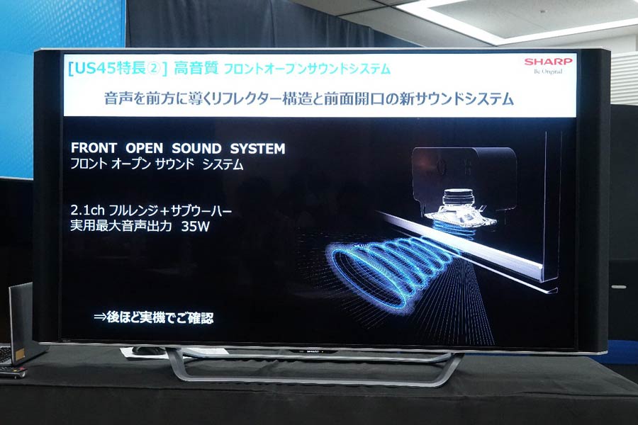 SHARP AQUOS 50インチ 4K液晶テレビ LC-50US45 - テレビ/映像機器