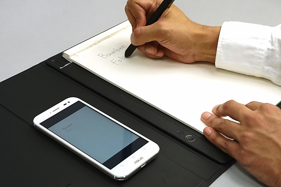 ノートPCケース WACOM BAMBOO Folio small Wacom Bamboo Folio Small - Model CDS-610G, Grey, for Writing