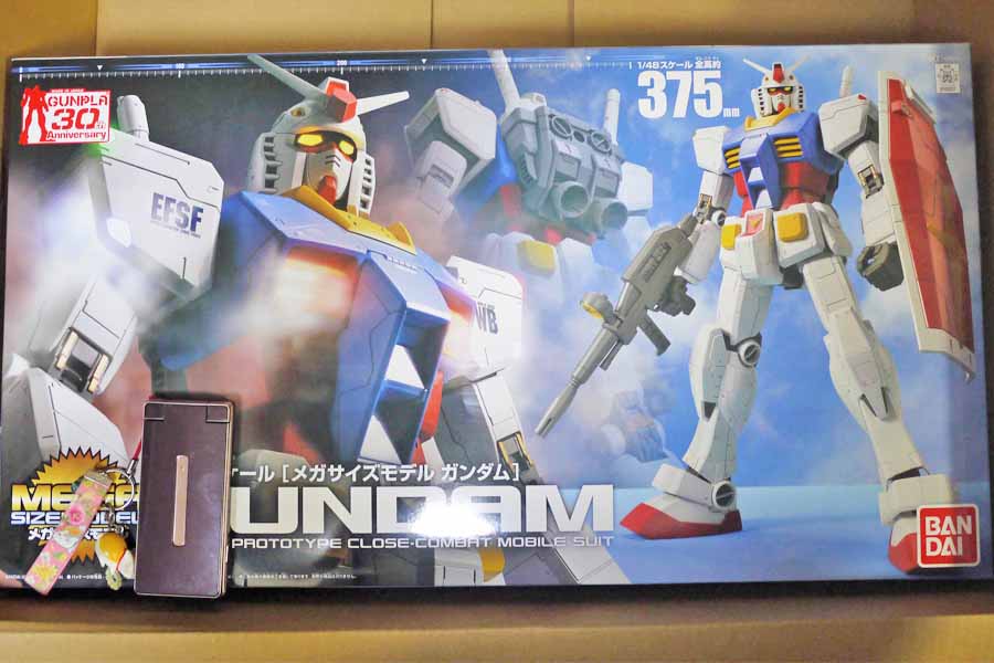 BANDAI Mega Size Model Gundam 1/48 RX 78-2 Model Kit Ichiban Kuji Prize A