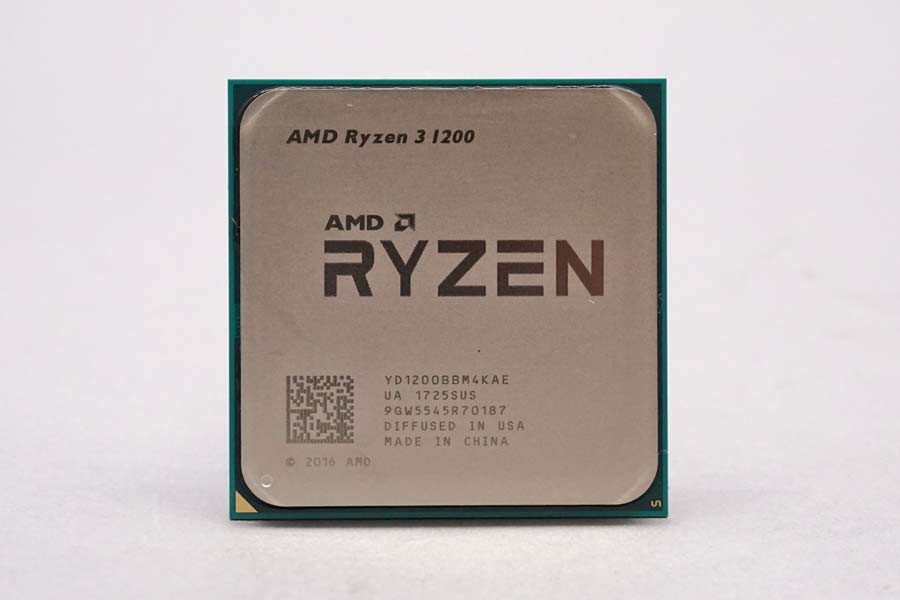 AMD RYZEN 3 1200 ピン折れなし