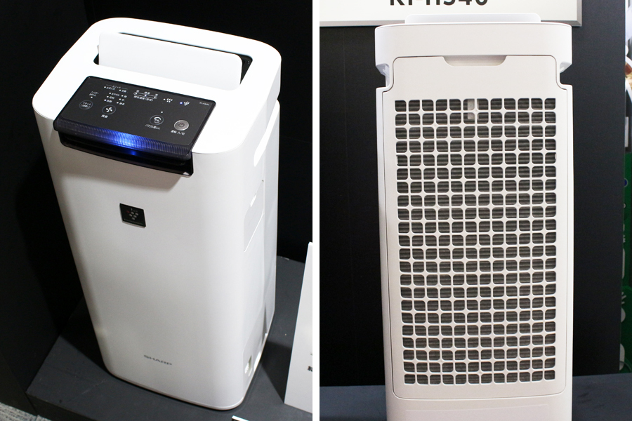 SHARP 加湿空気清浄機 KI-HS40-W 2018年製 - 空気清浄機・イオン発生器