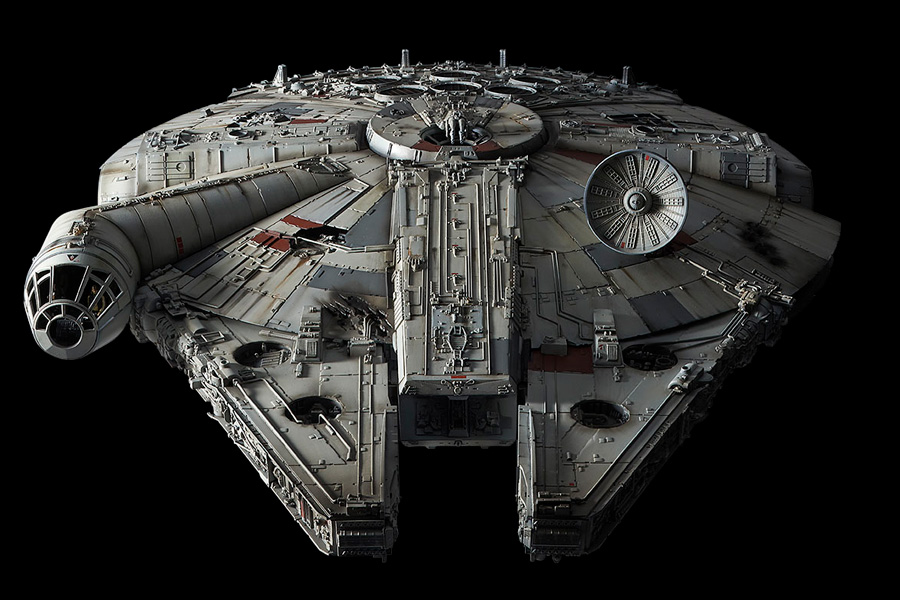 保証書有STARWARS スターウォーズ ミレニアムファルコン 大きいサイズ Millennium Falcon レア 2008 Hasbro ヴィンテージ ハズブロ コレクション スター・ウォーズ