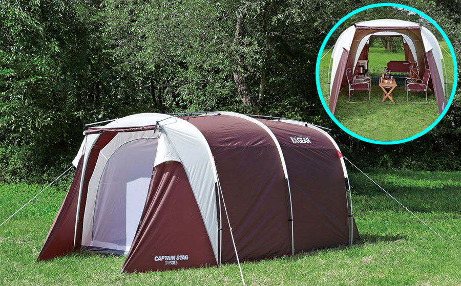 初めてのファミリーキャンプには設営しやすく快適な「ドームテント」が