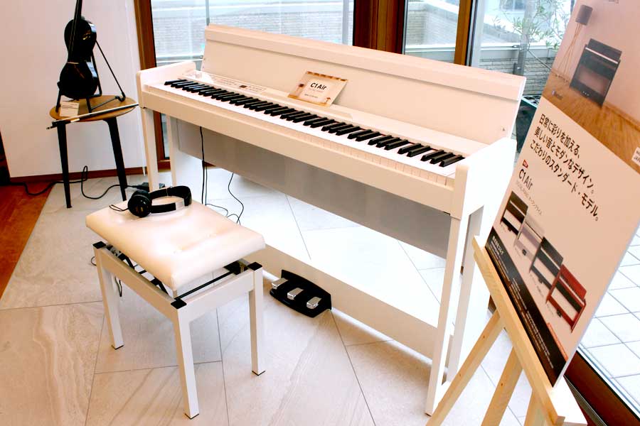 大人気商品 KORG 電子ピアノ C1 AIR WH 川崎市高津区引取り - 通販