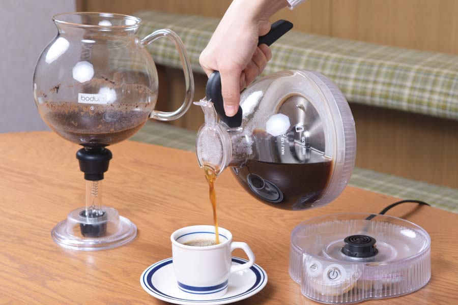 【新品未使用】bodum ePEBO 電気式 自動サイフォン式コーヒーメーカー
