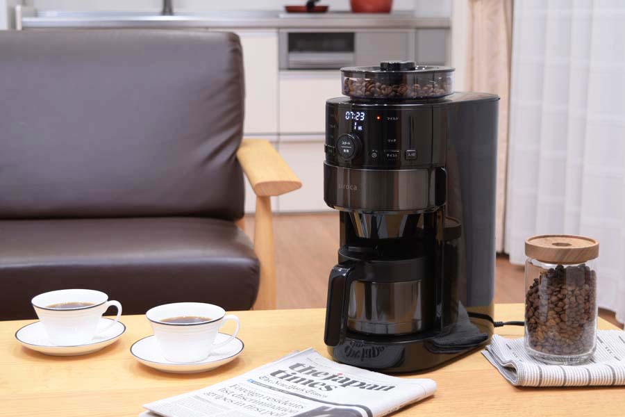 シロカのコーン式全自動コーヒーメーカーを使ったら、朝起きるのが 