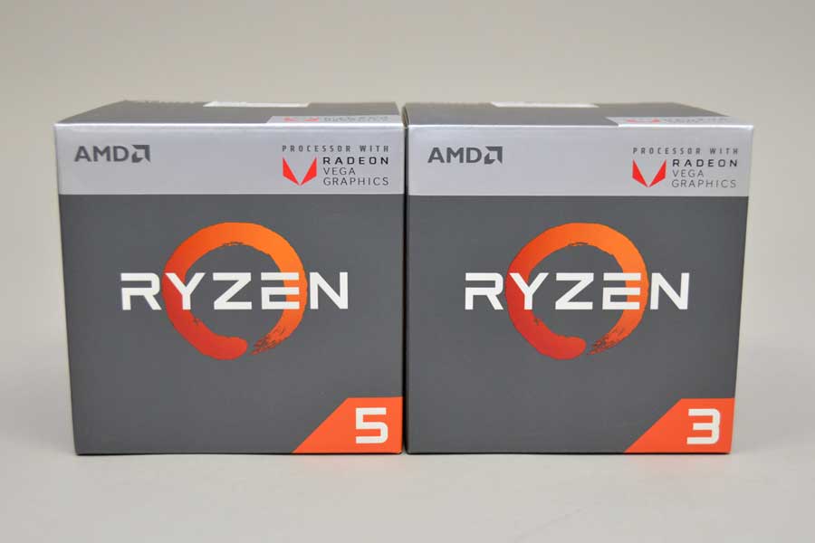 ライトゲーマーにぴったり！ AMD「Ryzen 5 2400G」「Ryzen 3 2200G ...