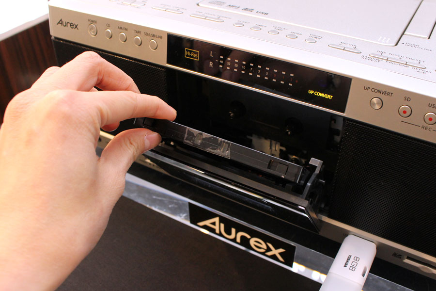 詳しくはネットでご検索くださいハイレゾ対応CDラジカセ　Aurex TY-AK1